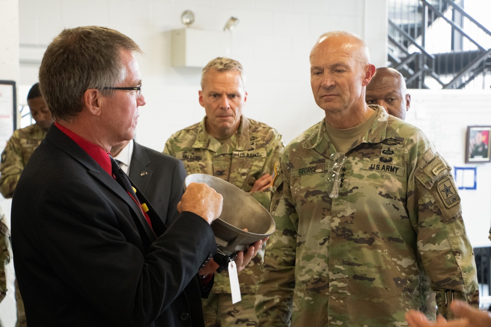 Chief of Staff of the Army and Sgt. Maj. of the Army make monumental visit to Rock Island Arsenal to discuss advanced manufacturing and modernization at RIA-JMTC