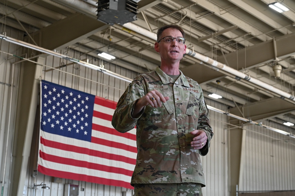 AFGSC Director of Logistics &amp; Engineering tours 28th Bomb Wing during CAPEX 2024