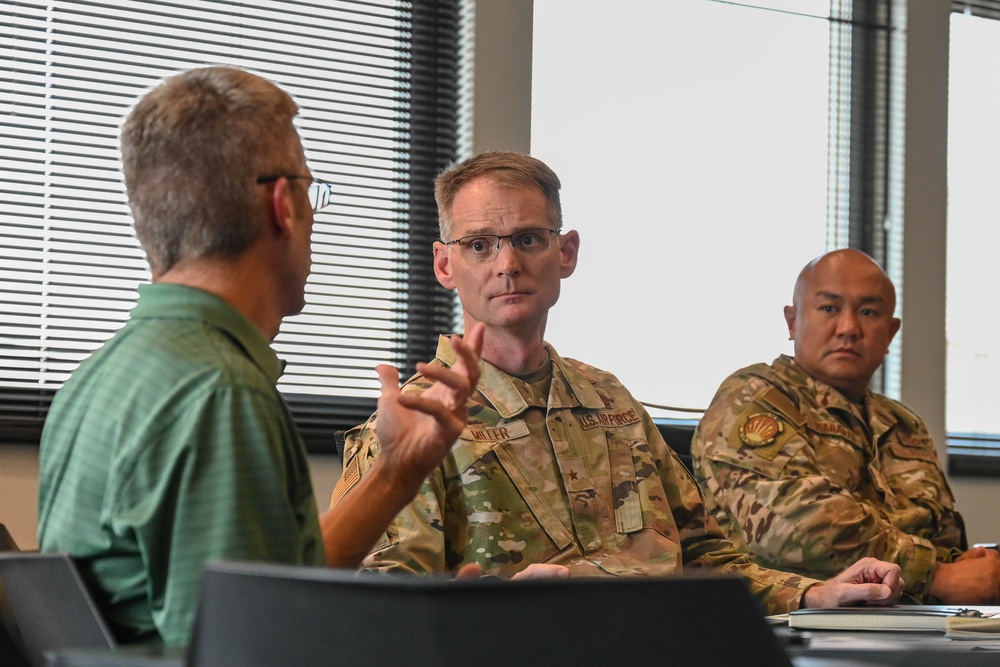 AFGSC Director of Logistics &amp; Engineering tours 28th Bomb Wing during CAPEX 2024
