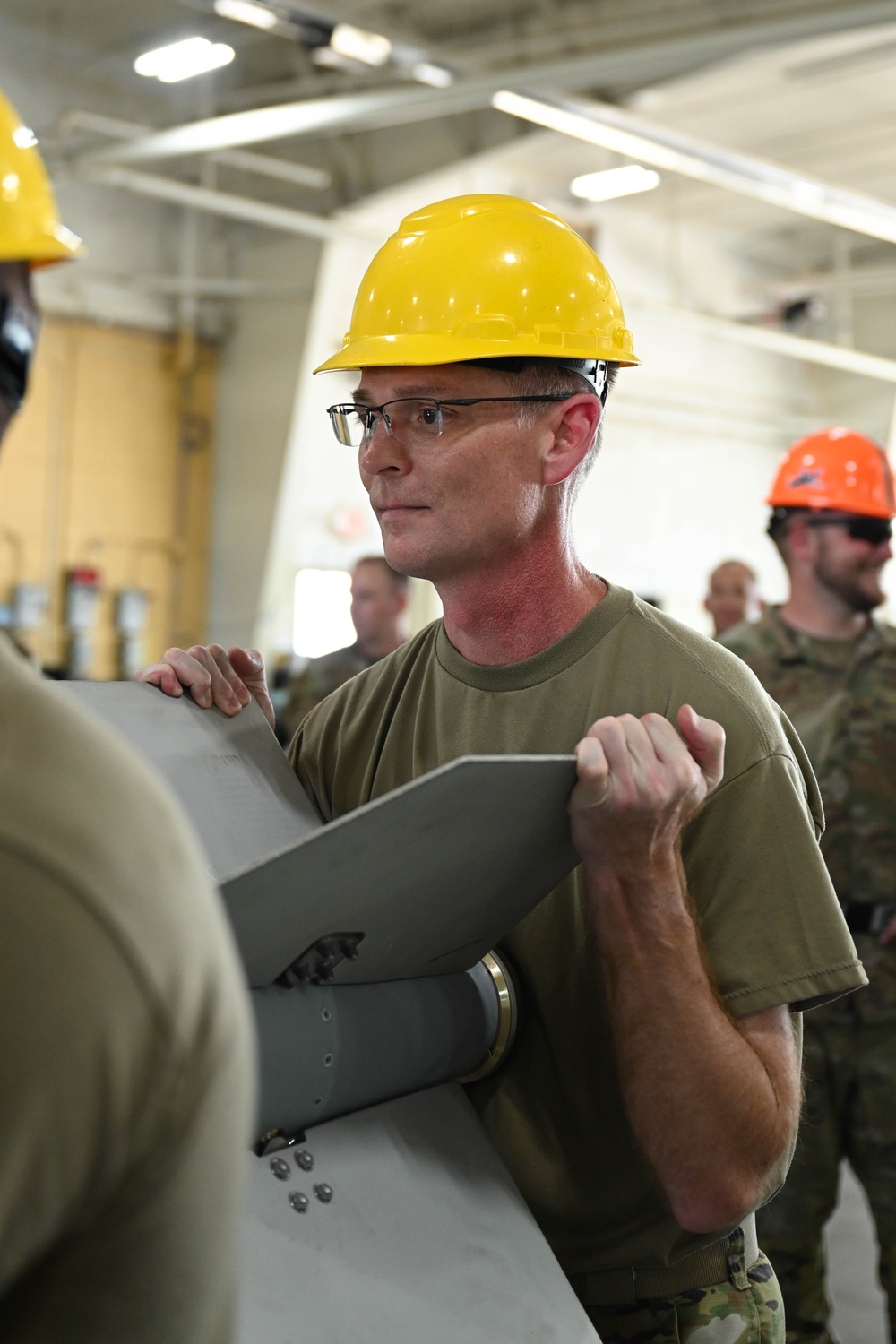 AFGSC Director of Logistics &amp; Engineering tours 28th Bomb Wing during CAPEX 2024