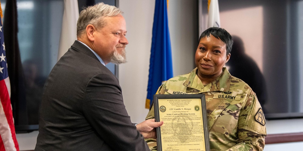 Lt. Col. Camille Morgan brings servant leadership to the Army Contract Writing System