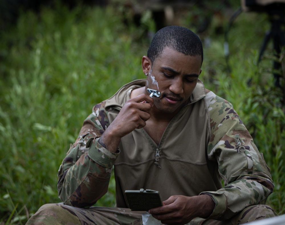 1-167 Infantry Regiment prepares for a day of training