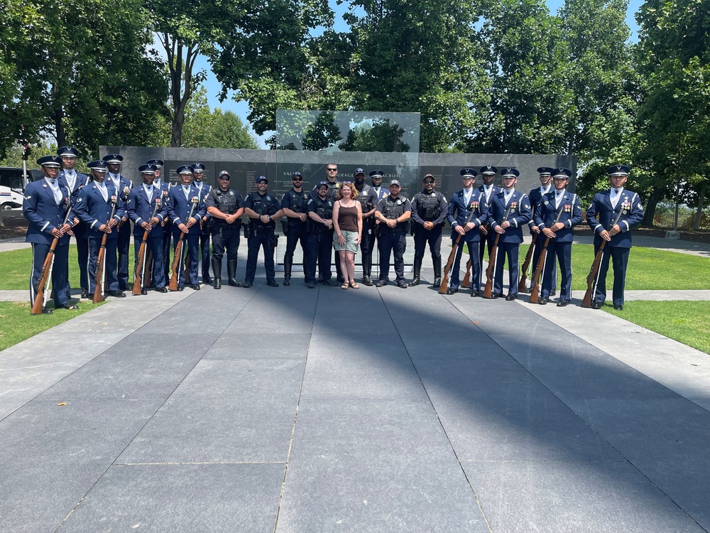 Medal of Honor recipient’s family reflect on his sacrifice, honor during visit to Air Force Memorial