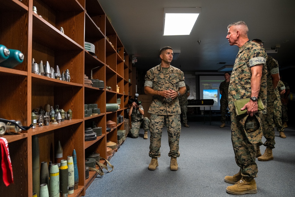 Commandant, Gen. Eric M. Smith and Sergeant Major of the Marine Corps, Sgt Maj. Carlos A. Ruiz visit Marine Corps Air Station Yuma