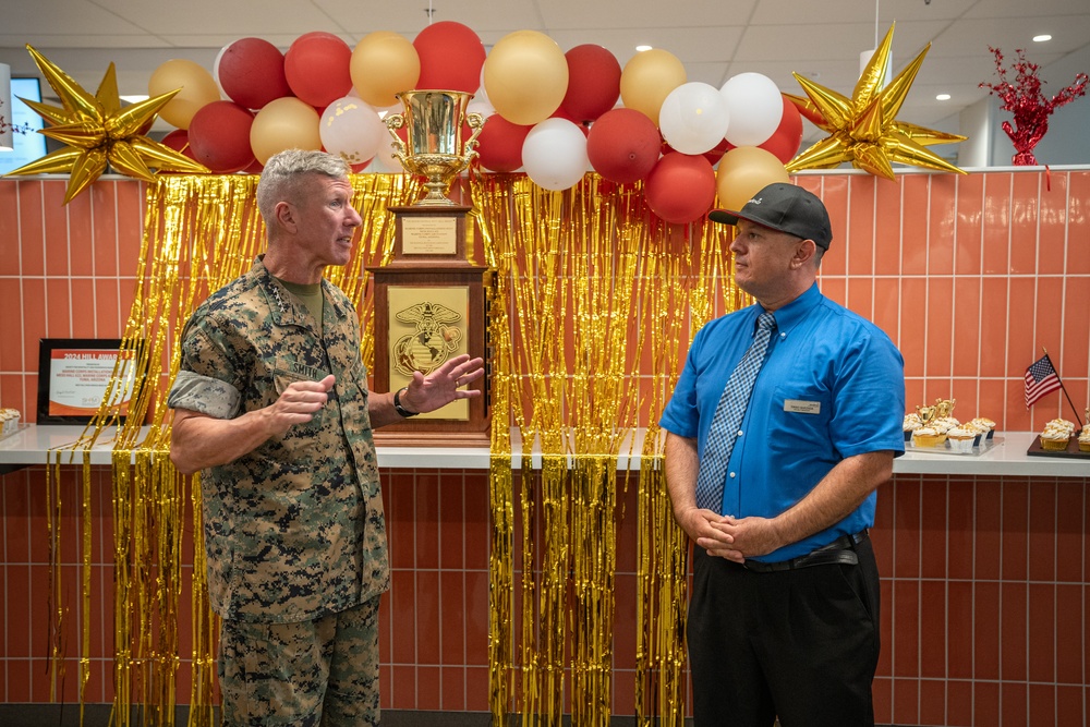 Commandant, Gen. Eric M. Smith and Sergeant Major of the Marine Corps, Sgt Maj. Carlos A. Ruiz visit Marine Corps Air Station Yuma