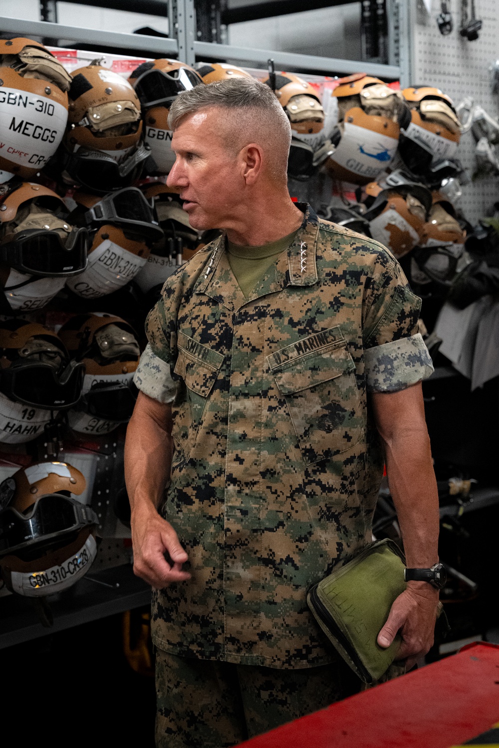 Commandant, Gen. Eric M. Smith and Sergeant Major of the Marine Corps, Sgt Maj. Carlos A. Ruiz visit Marine Corps Air Station Yuma