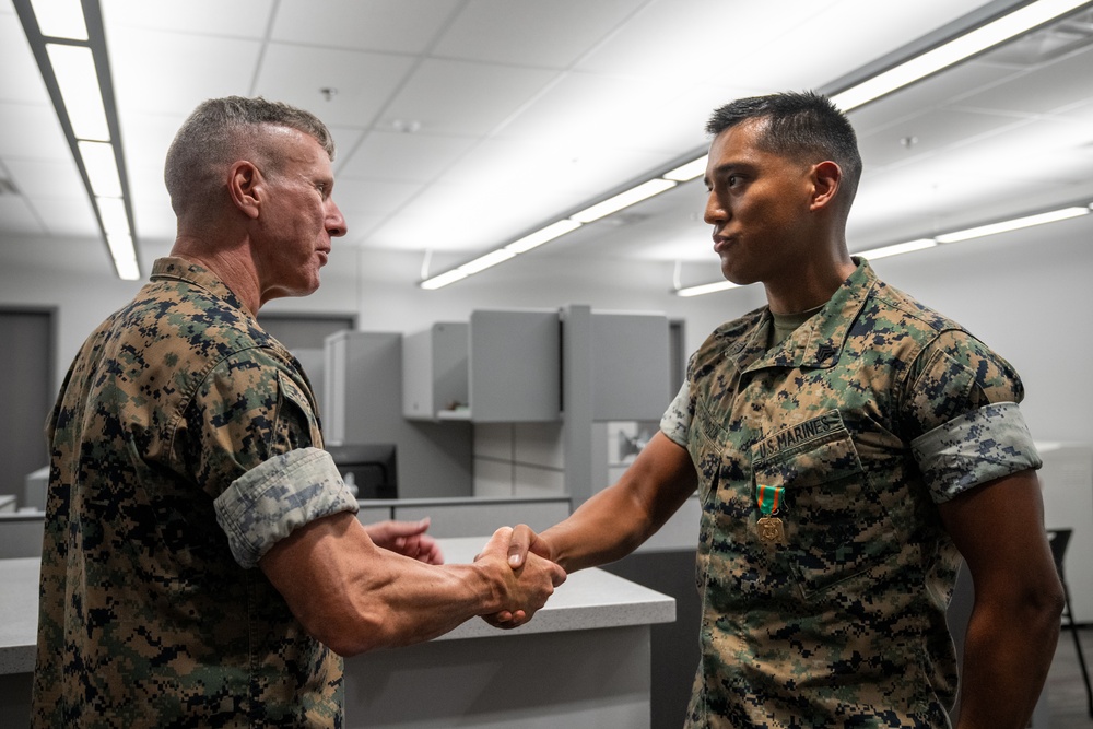 Commandant, Gen. Eric M. Smith and Sergeant Major of the Marine Corps, Sgt Maj. Carlos A. Ruiz visit Marine Corps Air Station Yuma