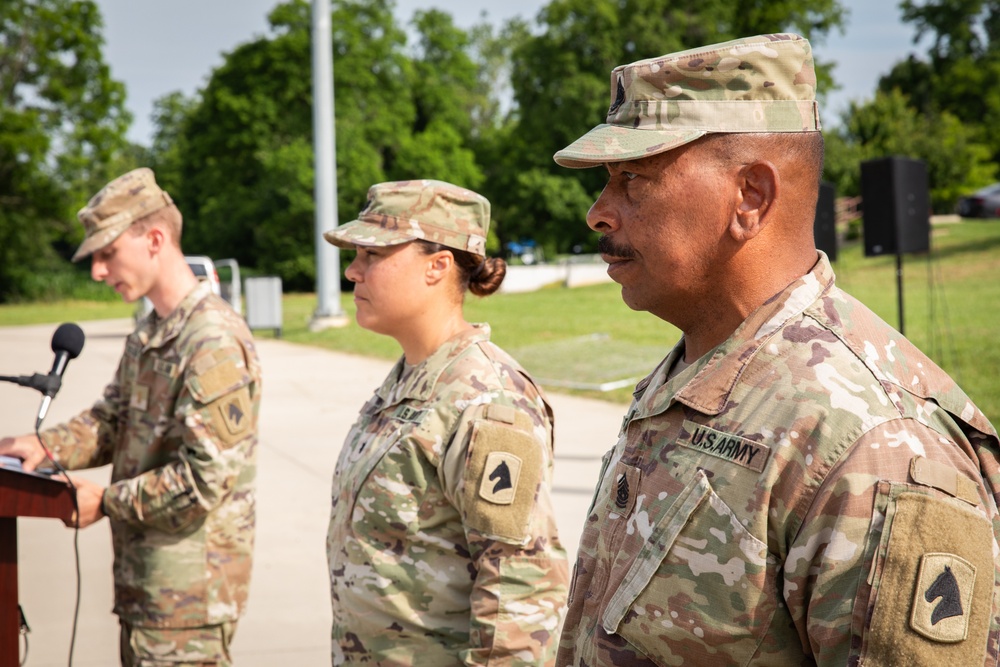 Command sergeant major retires after over 43 years in the National Guard