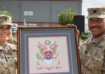 Command sergeant major retires after over 43 years in the National Guard