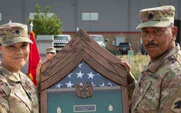 Command sergeant major retires after over 43 years in the National Guard