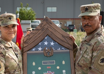 Command sergeant major retires after over 43 years in the National Guard