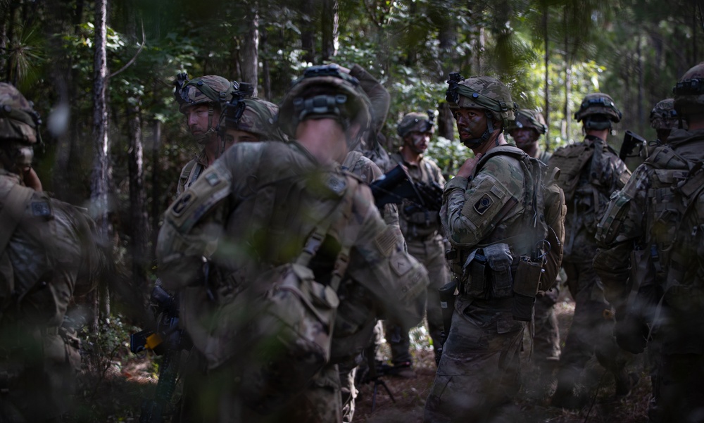 On patrol with 1-167 Infantry Regiment, Charlie Co.