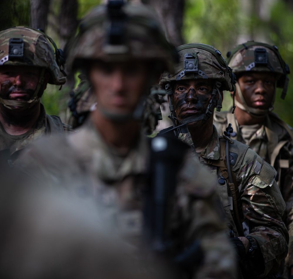 On patrol with 1-167 Infantry Regiment, Charlie Co.