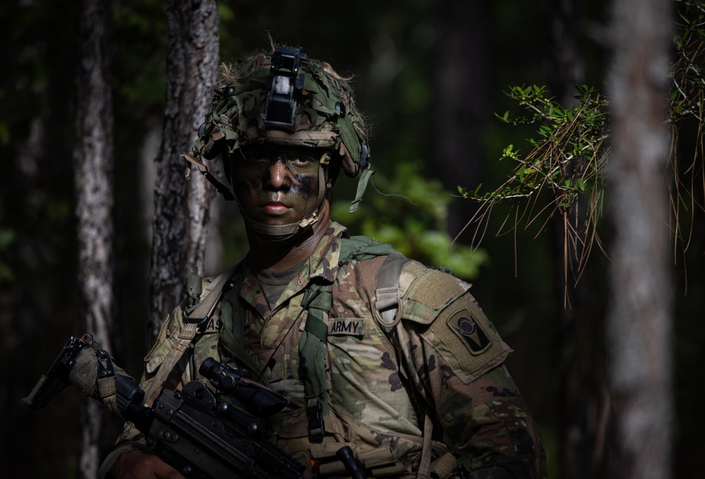 On patrol with 1-167 Infantry Regiment, Charlie Co.
