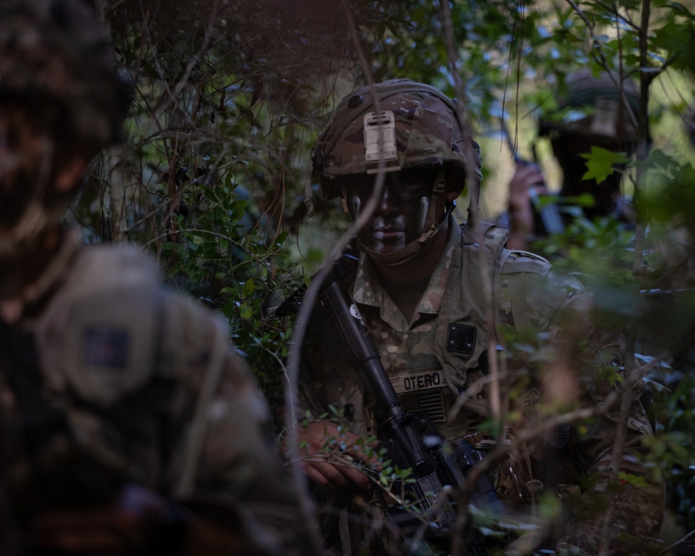 On patrol with 1-167 Infantry Regiment, Charlie Co.