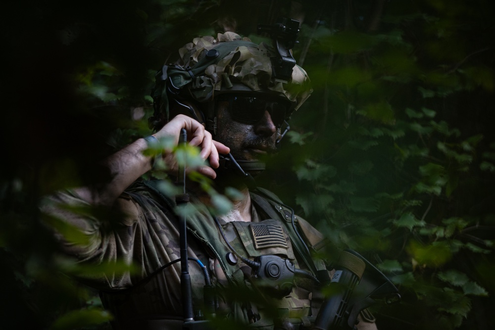 On patrol with 1-167 Infantry Regiment, Charlie Co.