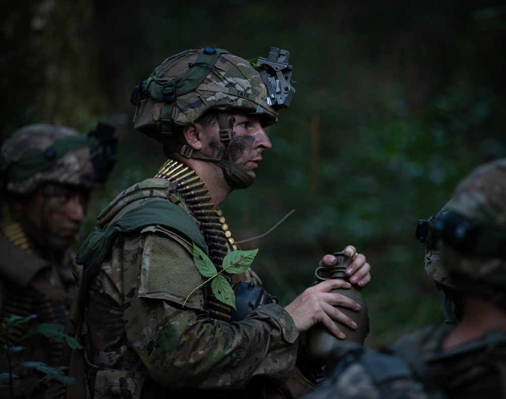 On patrol with 1-167 Infantry Regiment, Charlie Co.