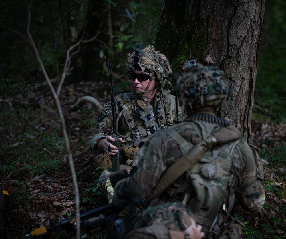 On patrol with 1-167 Infantry Regiment, Charlie Co.