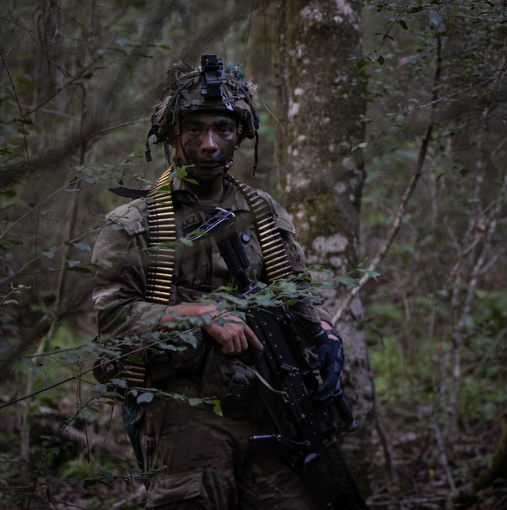On patrol with 1-167 Infantry Regiment, Charlie Co.