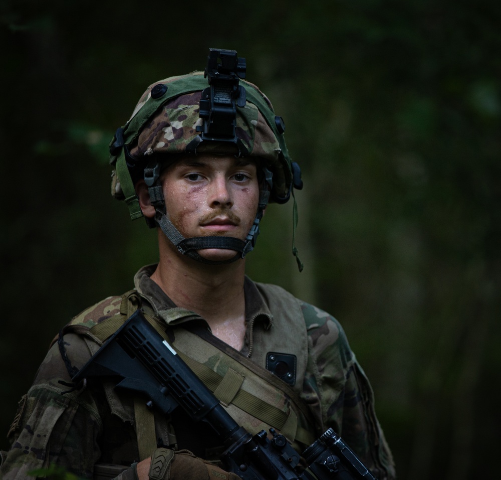 On patrol with 1-167 Infantry Regiment, Charlie Co.