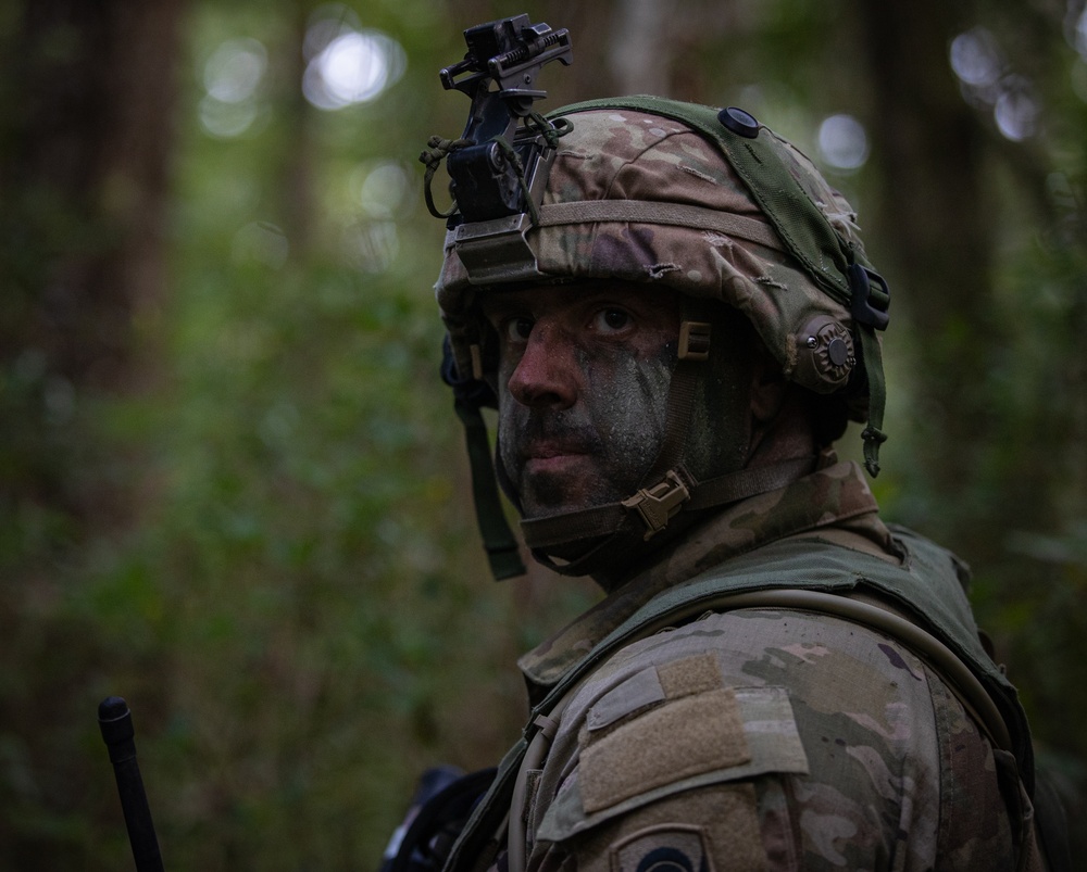 On patrol with 1-167 Infantry Regiment, Charlie Co.