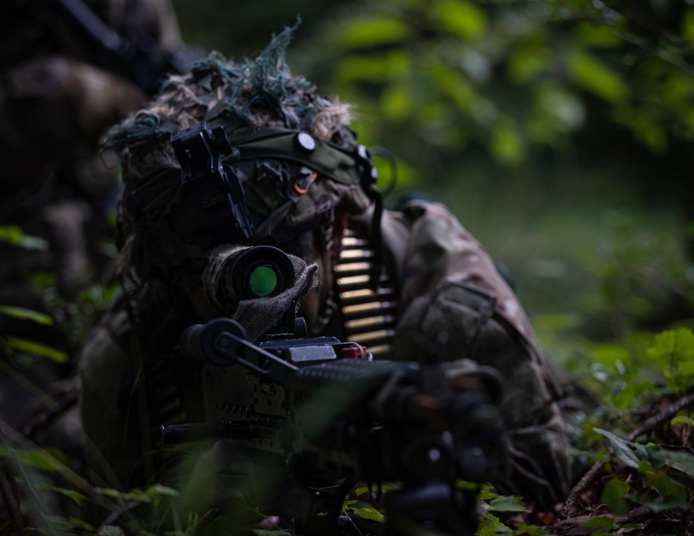 On patrol with 1-167 Infantry Regiment, Charlie Co.