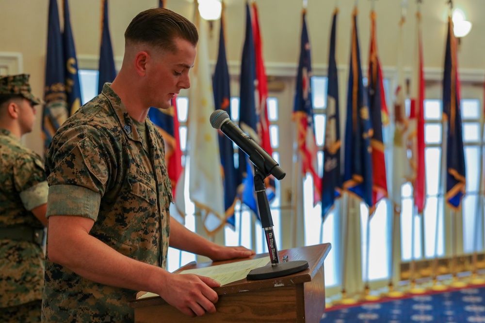 Marine Corps Information Operations Center Change of Command Ceremony