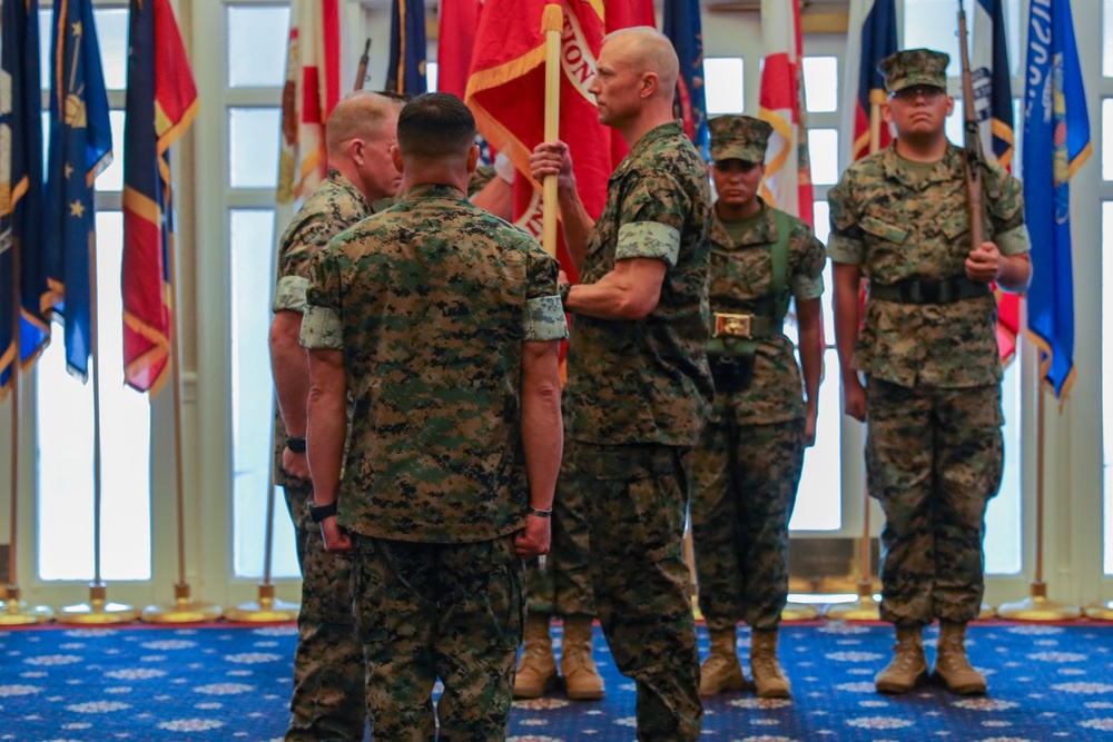 Marine Corps Information Operations Center Change of Command Ceremony