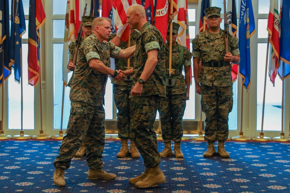 Marine Corps Information Operations Center Change of Command Ceremony