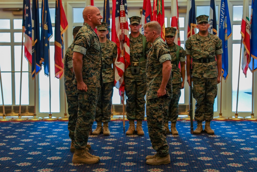 Marine Corps Information Operations Center Change of Command Ceremony