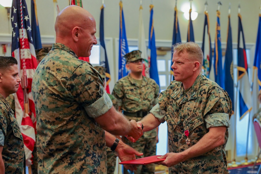 Marine Corps Information Operations Center Change of Command Ceremony