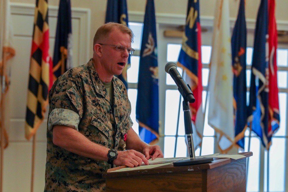 Marine Corps Information Operations Center Change of Command Ceremony