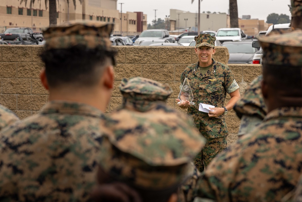 Camp Pendleton Deputy Commander awards MCAS CAMPEN