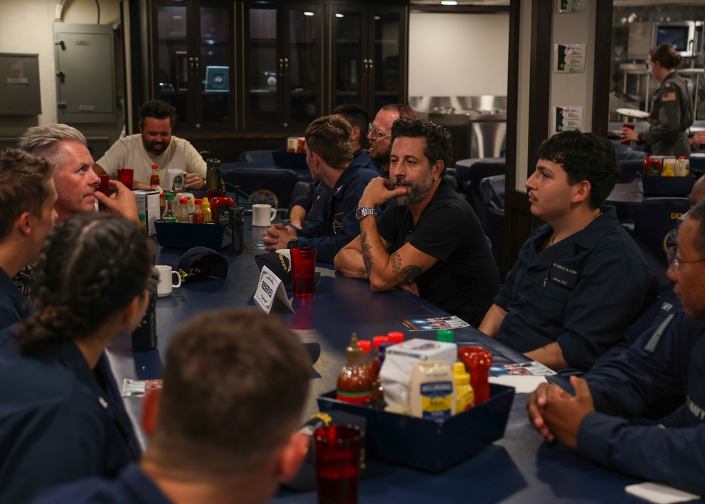 USS Gerald R. Ford Hosts Country Music Band Old Dominion