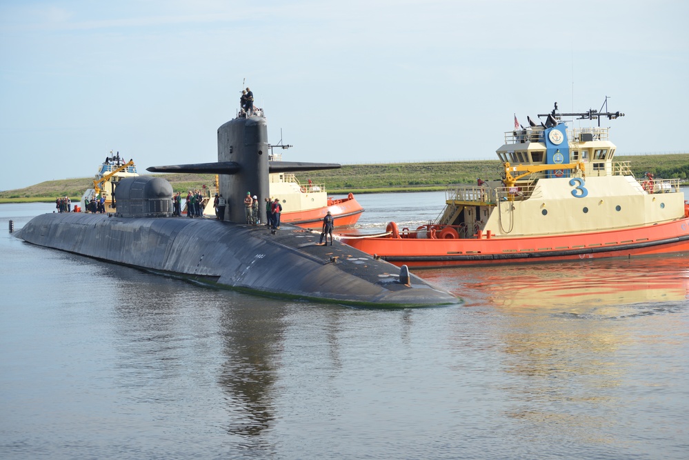 USS Florida Returns Kings Bay Following 727-Day Deployment