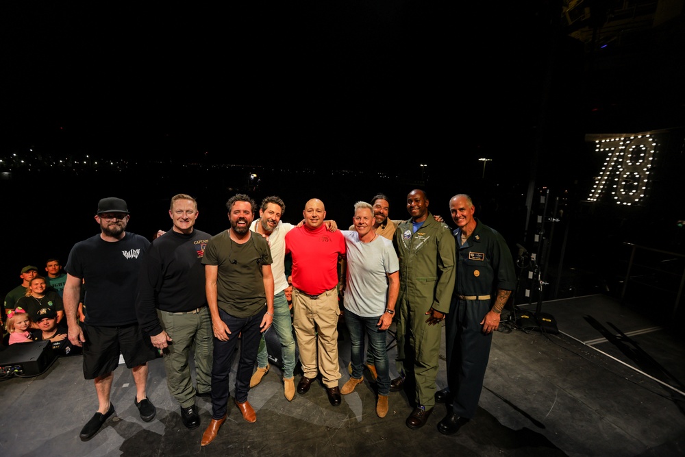 USS Gerald R. Ford Hosts Country Music Band Old Dominion