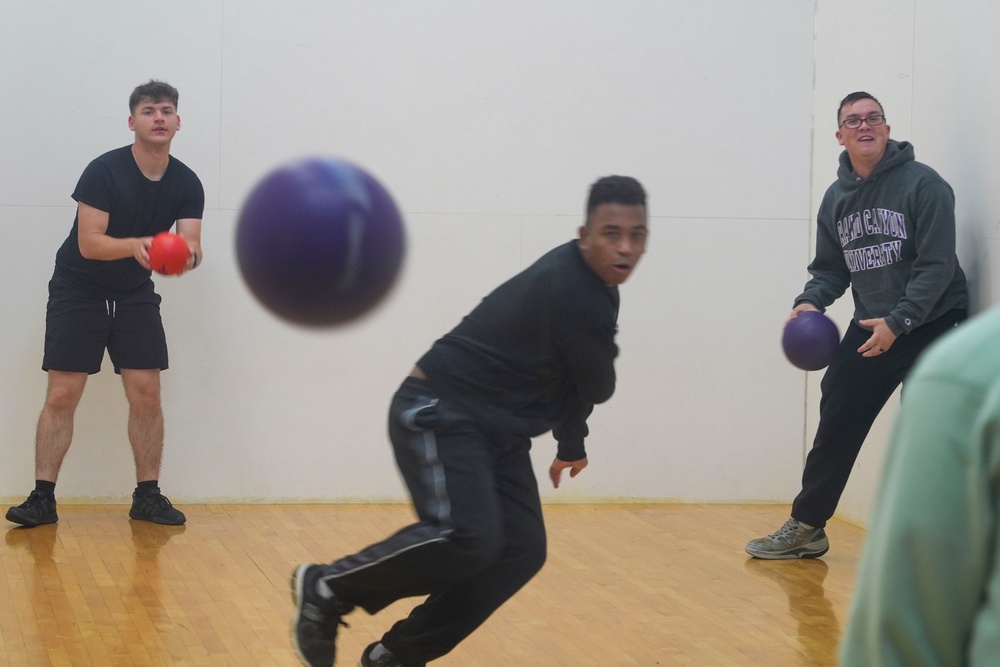 Marine Corps Warfighting Laboratory/Futures Directorate Dodgeball Physical Training Session