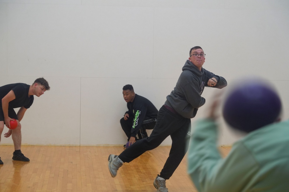 Marine Corps Warfighting Laboratory/Futures Directorate Dodgeball Physical Training Session