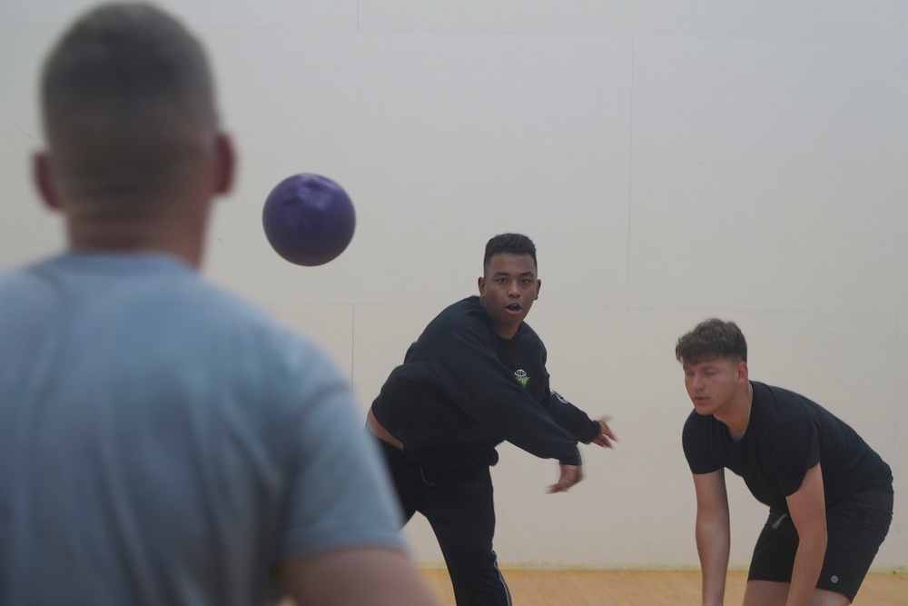 Marine Corps Warfighting Laboratory/Futures Directorate Dodgeball Physical Training Session