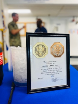 NAVSUP FLCJ Civilian Spotlight: William Randolph reaches incredible milestone of 55 years of service