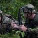 Charlie Co. of the 1-167th Infantry Regiment assaults an enemy position