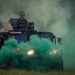 Charlie Co. of the 1-167th Infantry Regiment assaults an enemy position