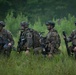 Charlie Co. of the 1-167th Infantry Regiment assaults an enemy position
