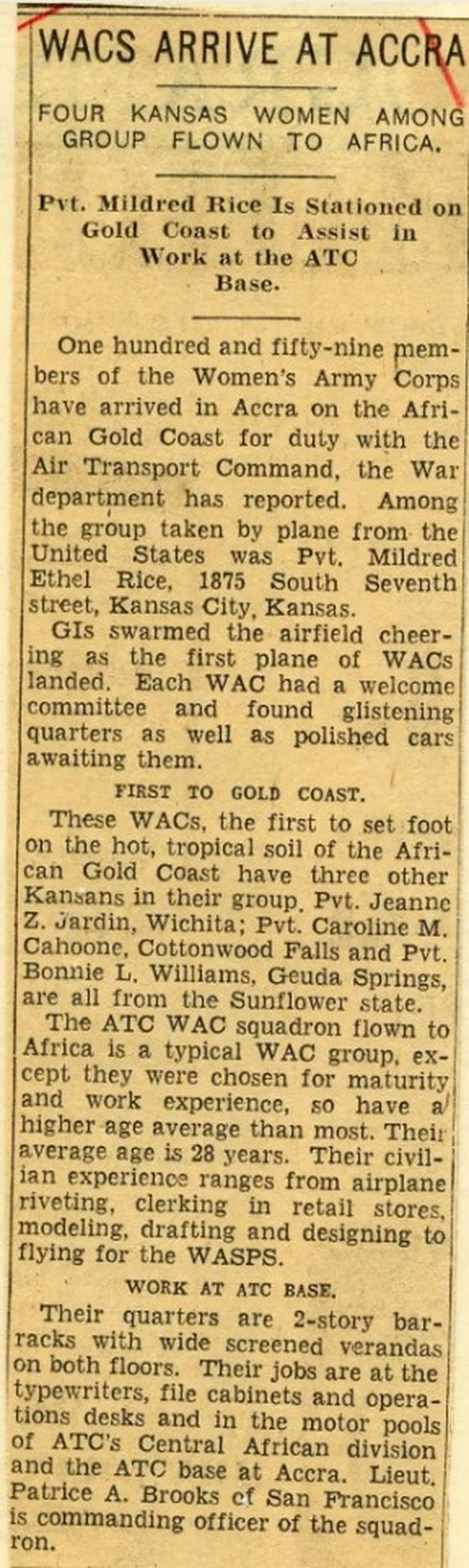 DVIDS - News - Documentary explores 18 WWII WACs Missing in Action
