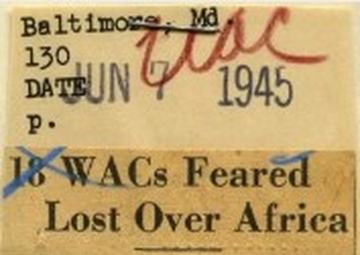 18 Accra WACs Missing in Action