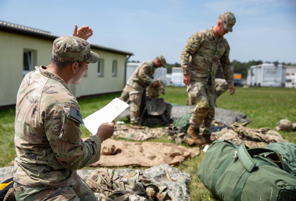 U.S. Army Europe and Africa Best Squad Competition: In-Processing