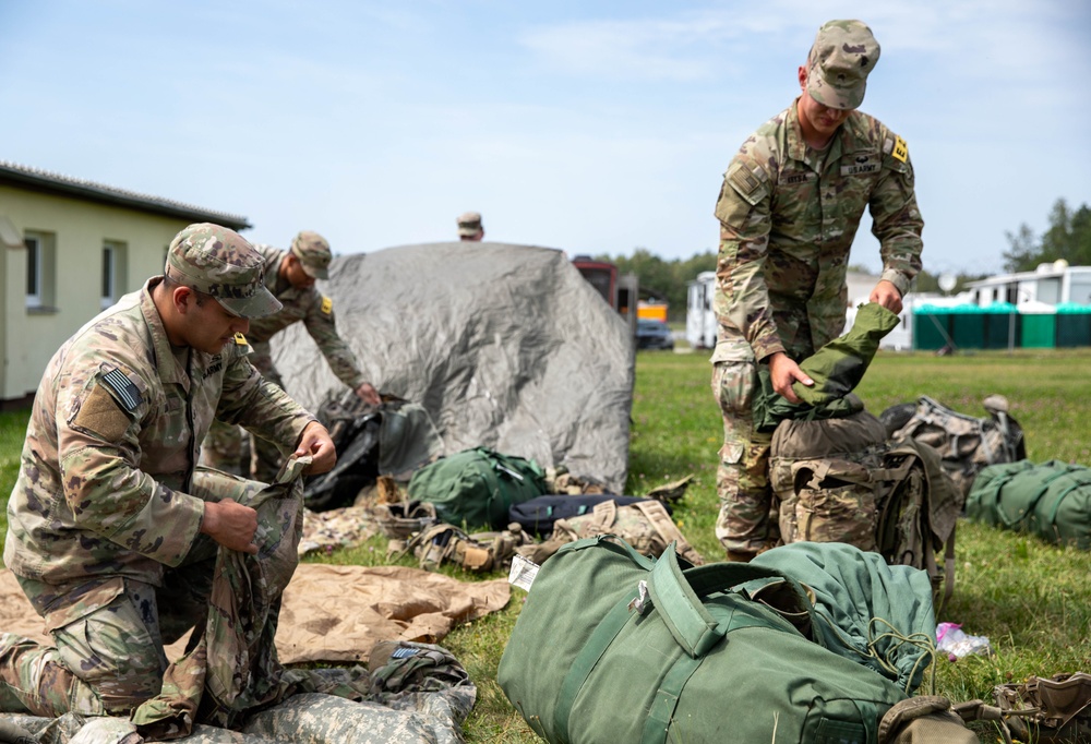 U.S. Army Europe and Africa Best Squad Competition: In-Processing