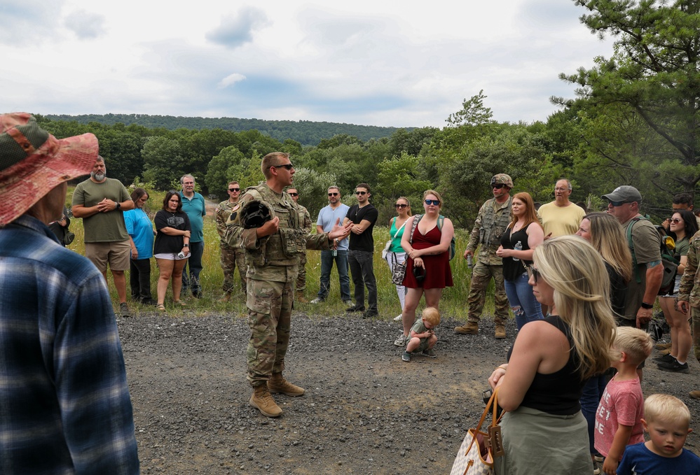 1-109th Field Artillery hosts family day at Fort Indiantown Gap