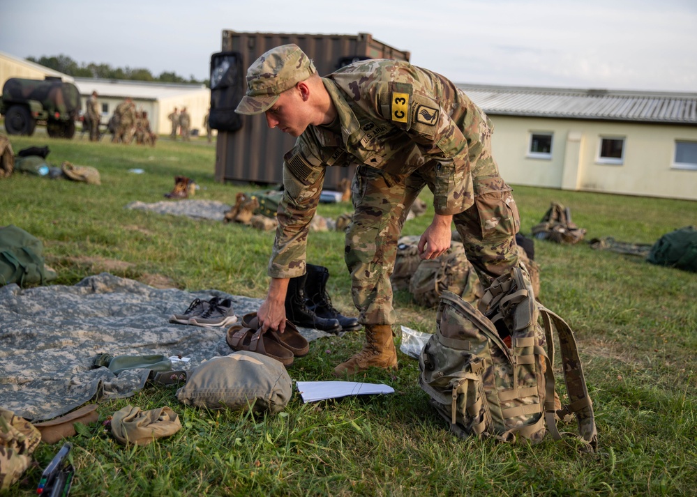 U.S. Army Europe and Africa Best Squad Competition: In-Processing