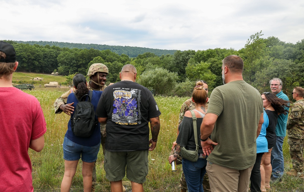 1-109th Field Artillery hosts family day at Fort Indiantown Gap